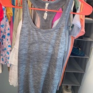 SOLD - Heathered Grey Lululemon SwiftlyTank